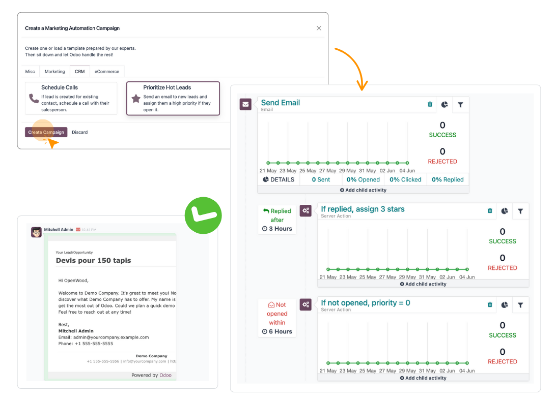 Odoo CRM Automation Odoo CRM Automation