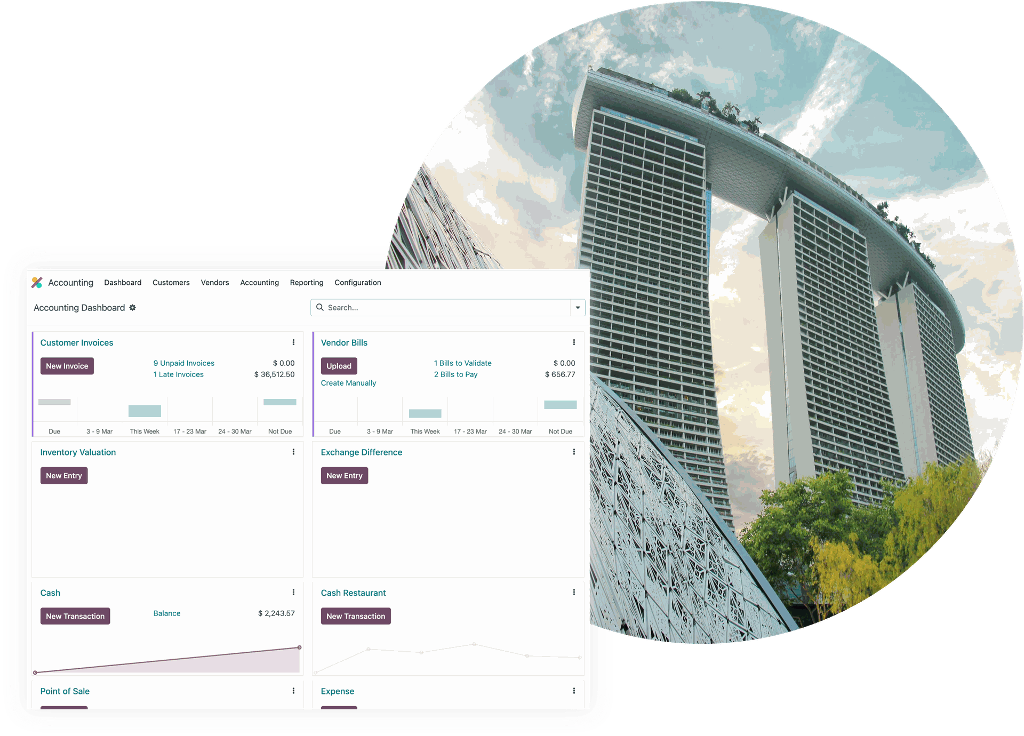 Odoo localization in Singapore